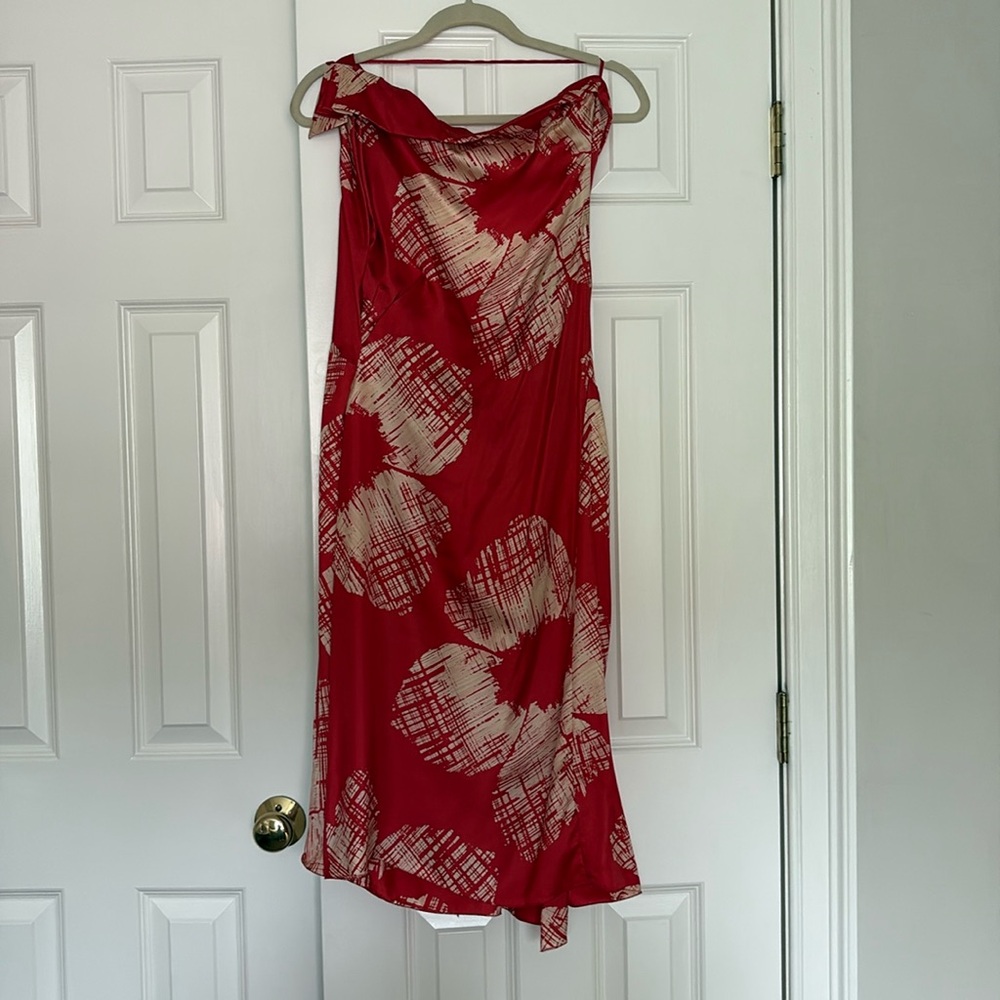 ROBERT RODRIGUEZ Silk Dress  Size 12 - snaps in the back